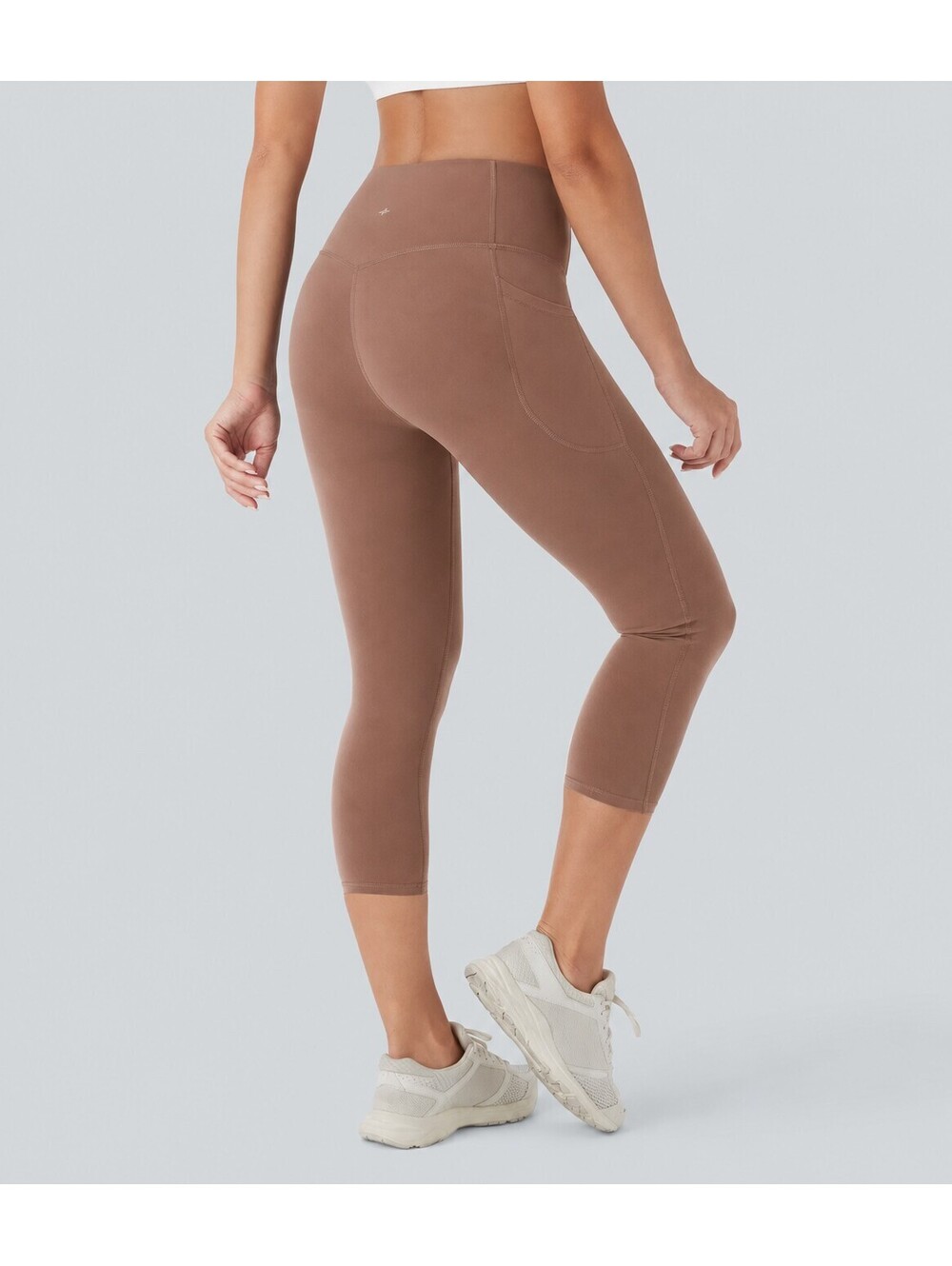 Halara UltraSculpt High Waisted Butt Lift Tummy Control Capri Leggings Size XL